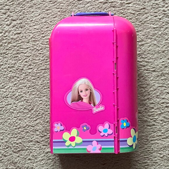 Barbie Traveling Closet & Vanity + Bench, Light-Up Mirror Tested Works 2000 - Picture 2 of 7